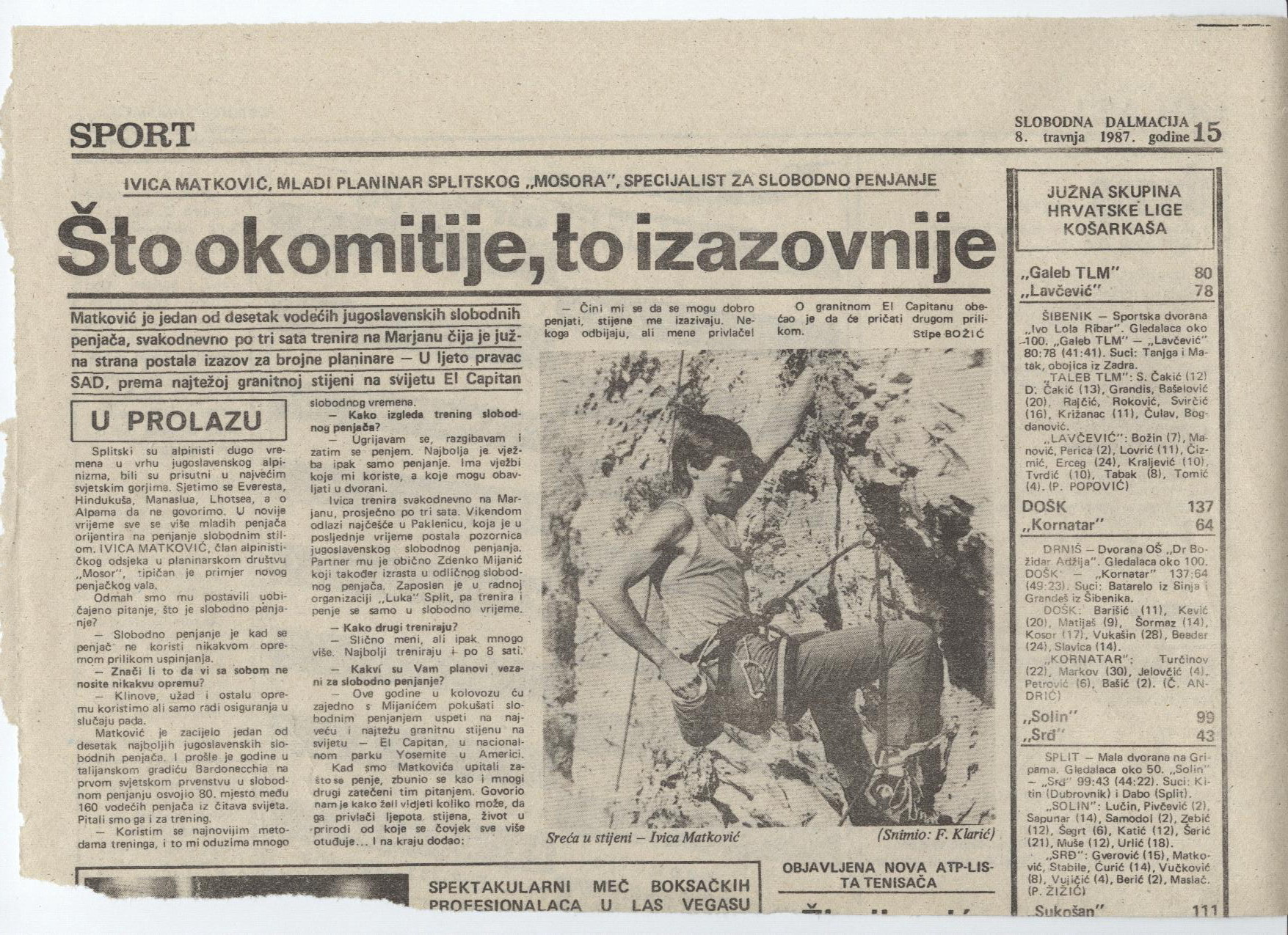 Slobodna Dalmacija 1987.