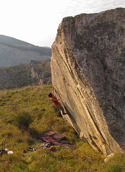 ... boulder na savršenom mistu!