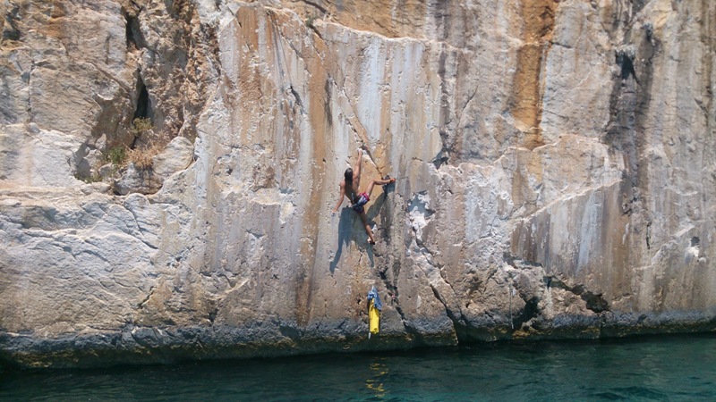 Iako boulder šta joj je najdraže, nije se daa tako lako popet i tribaće mala doć još koji put :-)